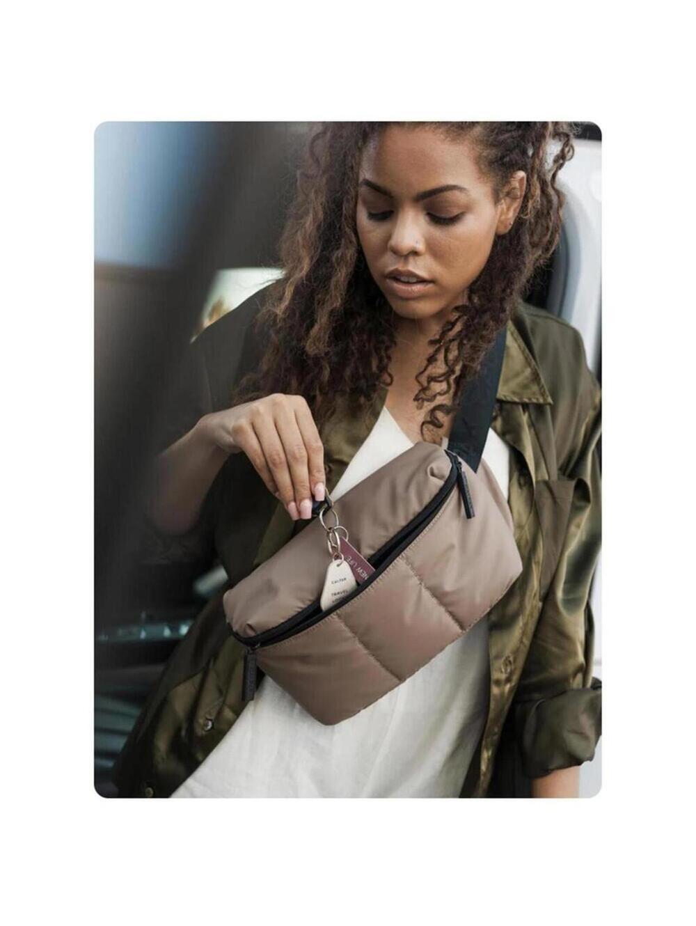 CALPAK Luka Belt Bag in Chocolate